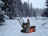 BLISAR SchneefrÃ¤se: LE 90 T mit Schneeschild